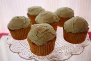 Lucky Charms Cupcakes on tray