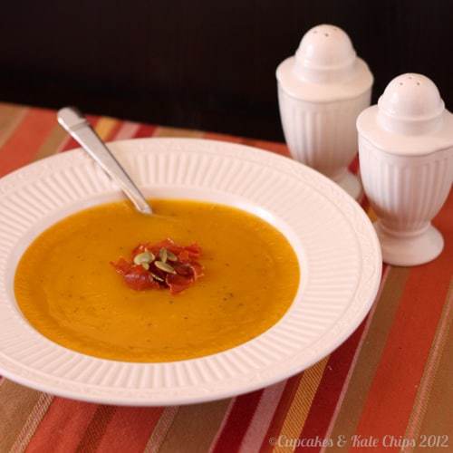 Butternut Squash Soup with Sage and Thyme