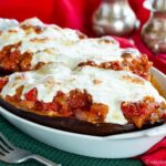 Eggplant Parmesan Stuffed Eggplant