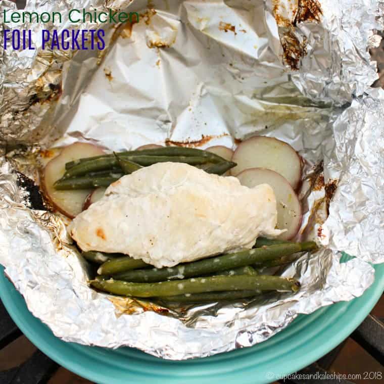 Lemon Chicken Foil Packets Cupcakes Kale Chips