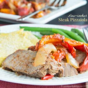 Simple Slow Cooker Steak Pizzaiola