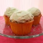 Three Lucky Charms Cupcakes on plate