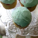 Lucky Charms Cupcakes from top