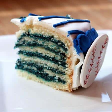 Yankees Pinstripe Cake (a.k.a. Reverse Blue Velvet Cake) and dedication to  your teams - Cupcakes & Kale Chips