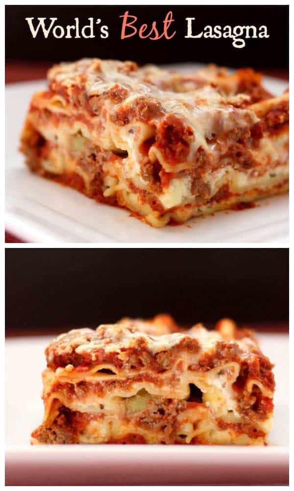 WORLD’S BEST LASAGNA