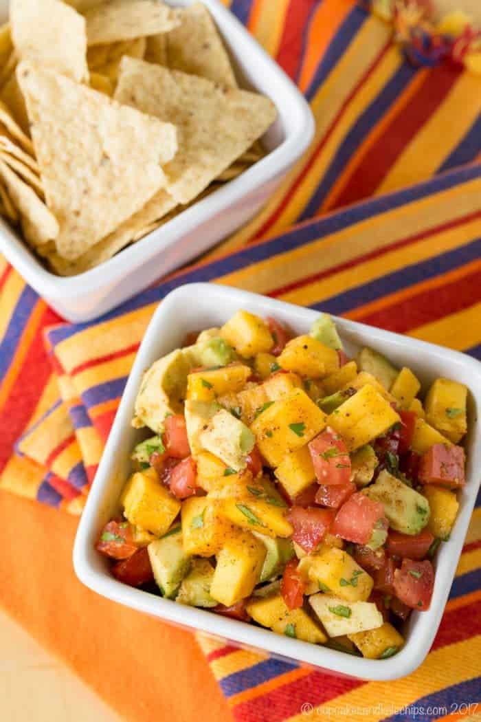 Salsa with Avocado and Mango