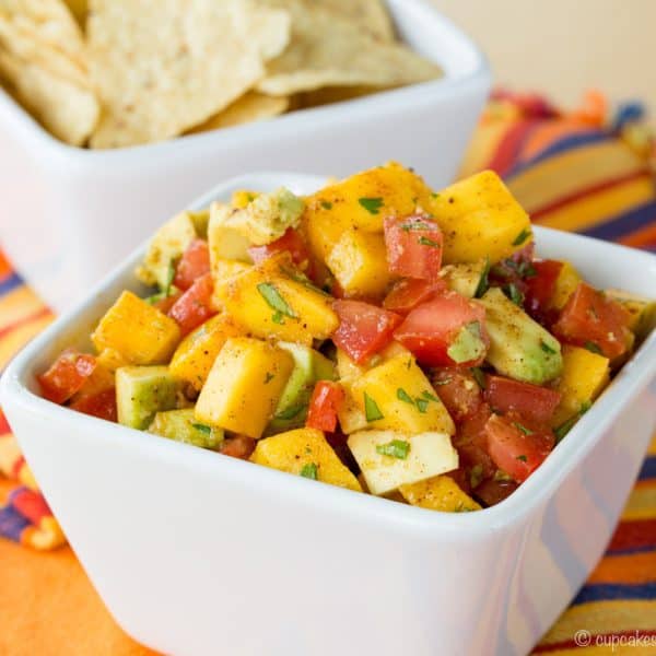 Mango Avocado Salsa Recipe - Cupcakes & Kale Chips