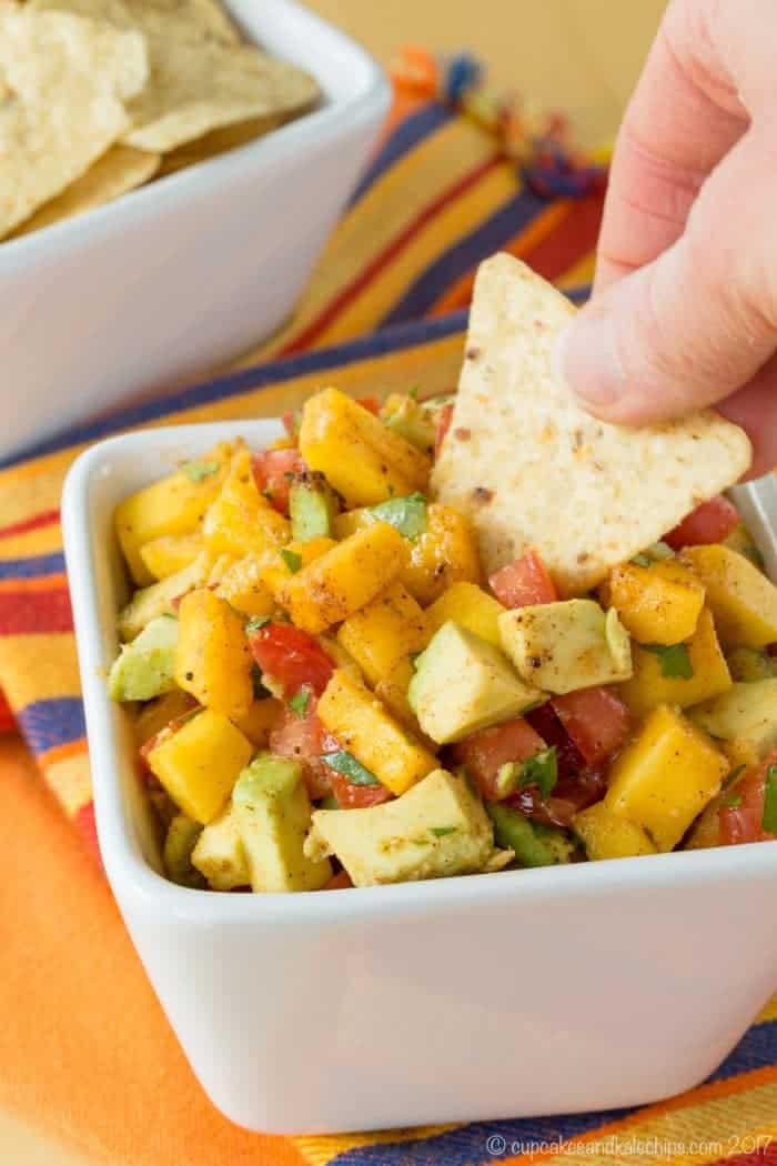 Healthy Mango and Avocado Salsa Recipe