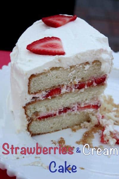 Strawberries and Cream Cake - Cupcakes & Kale Chips - 400 x 600 jpeg 22kB