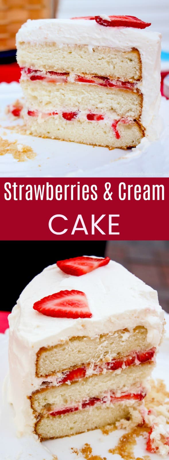 Strawberries and Cream Cake - Cupcakes & Kale Chips - 589 x 1600 jpeg 102kB