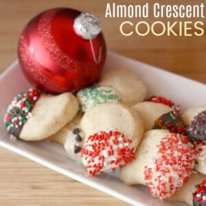 Almond Crescents Recipe