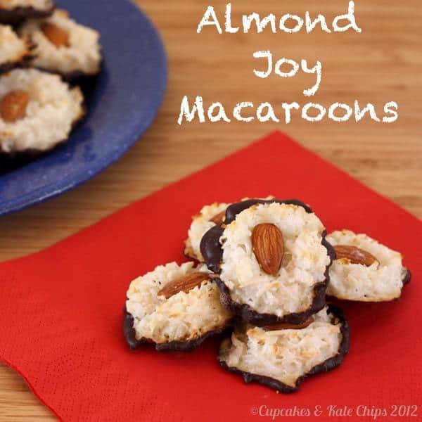 Almond Joy Macaroons Cupcakes & Kale Chips
