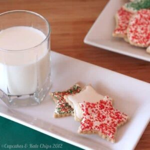 Chai tea cut out cookies are a delicious spin on Christmas cut out cookies. With Chai added to lemon sugar cookie dough, these Christmas cookies will be the star of the cookie platter!