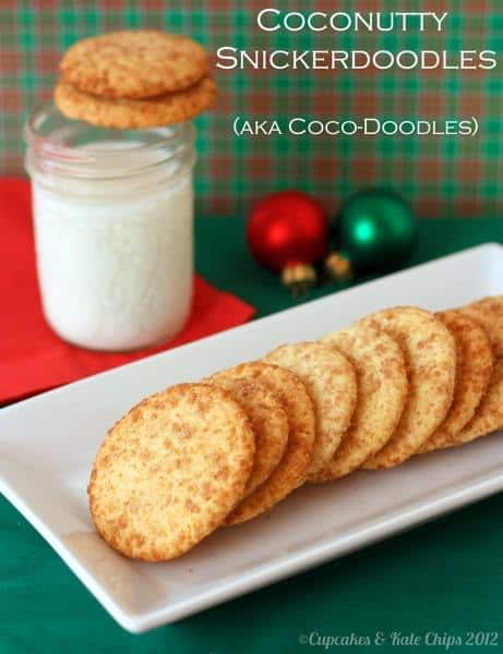 Coconut snickerdoodles (Coco Doodles) are a combination of two classic Christmas cookie recipes - coconut macaroons and snickerdoodle cookies!