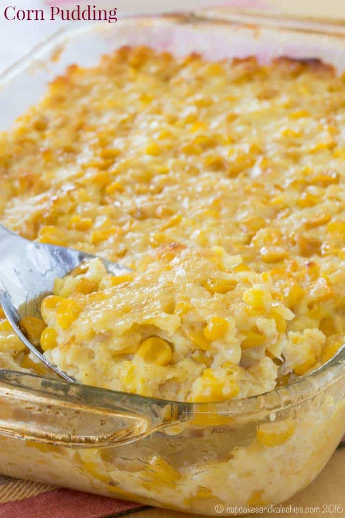 Creamed corn pudding casserole