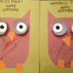 Wrapping Paper Owl Card Craft