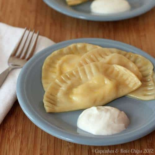 Potato Cheese and Pot Cheese (aka Farmer's Cheese) Pierogies | cupcakesandkalechips.com | #polishfood #homemade