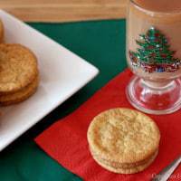 Snickerdoodles on a red napkin