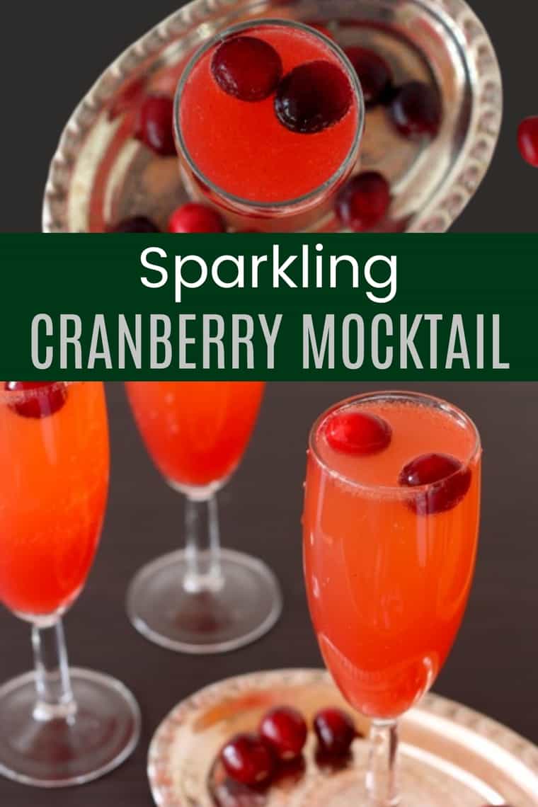 Sparkling Cranberry Mocktail Recipe - Cupcakes & Kale Chips
