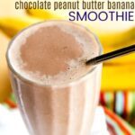 Funky Monkey Healthy Chocolate Peanut Butter Banana Smoothie Recipe
