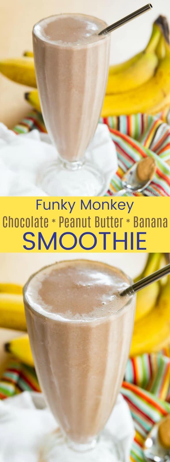 Funky Monkey Healthy Chocolate Peanut Butter Banana ... - 589 x 1600 jpeg 70kB