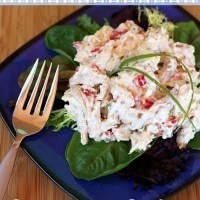 Title image for Asian-Inspired Sesame Pineapple Chicken Salad.