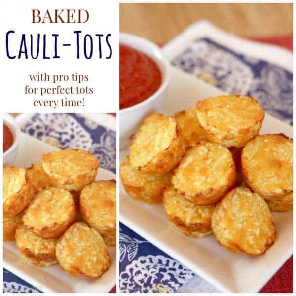 Baked Cauliflower Tots with pro tips for perfect tots every time