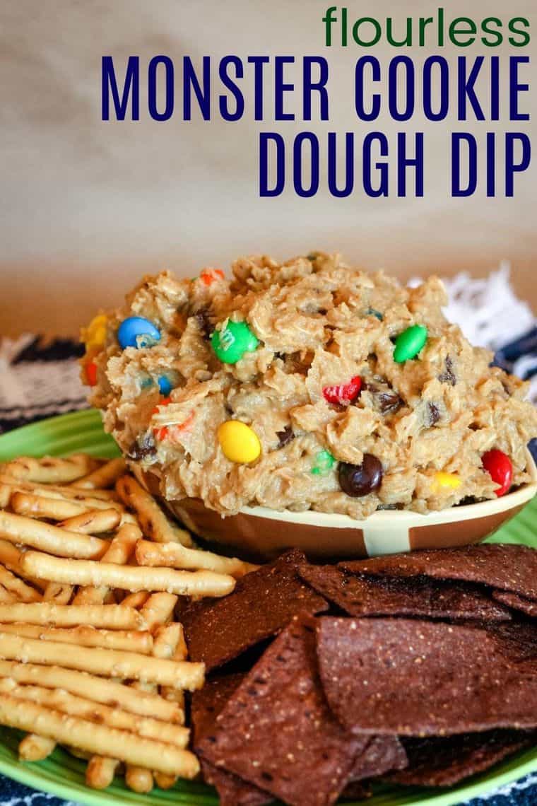 Monster Cookie Dough Dip | Cupcakes & Kale Chips