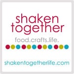 Shaken Together logo with motto of food, crafts, life
