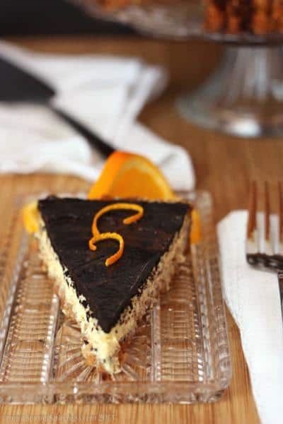 Dark Chocolate Orange Ricotta Tart with Honey Almond Crust | cupcakesandkalechips.com | #grainfree #glutenfree #dessert