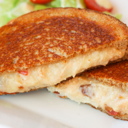 Kentucky Hot Brown Grilled Cheese Sandwich