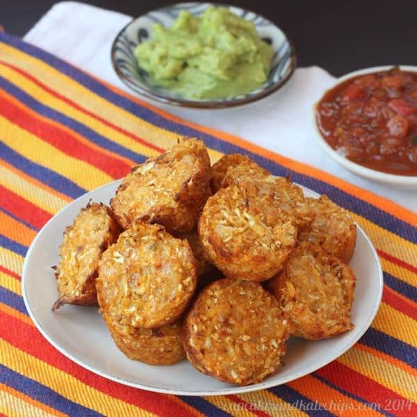 Mexican Pepper Jack Baked Cauliflower Tots 2