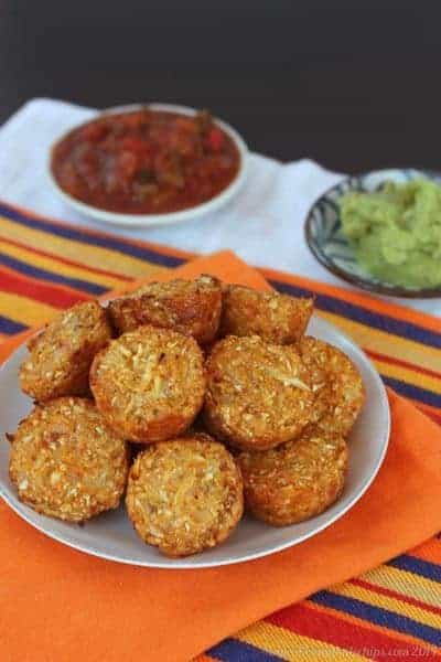 Mexican Pepper Jack Baked Cauli-Tots