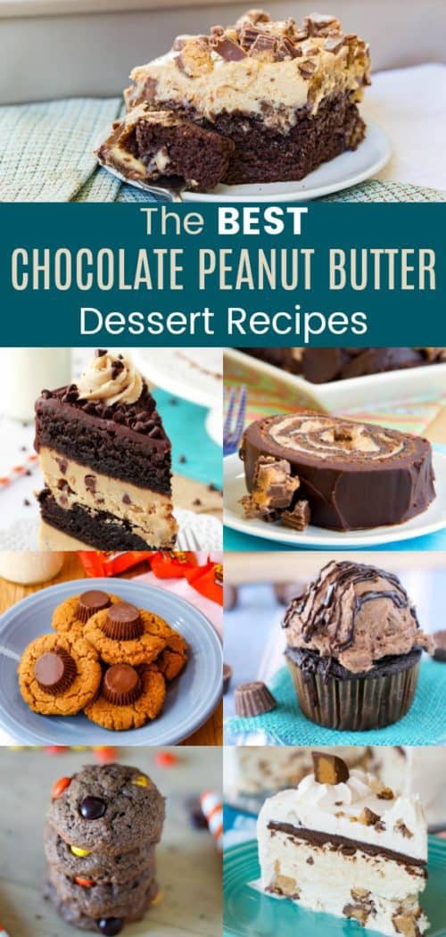 100+ of the Best Chocolate Peanut Butter Dessert Recipes - Cupcakes ...