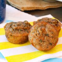 Healthy Carrot Zucchini Mini Muffins