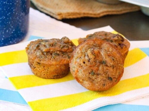 Apple Zucchini Mini Muffin Bento Box