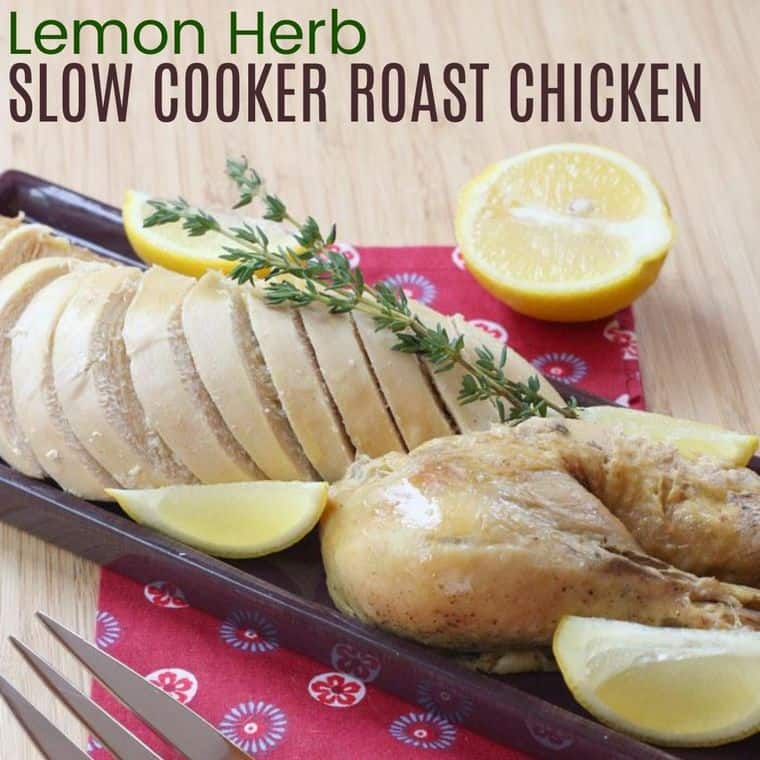 Slow Cooker Whole Chicken - Hungry Healthy Happy