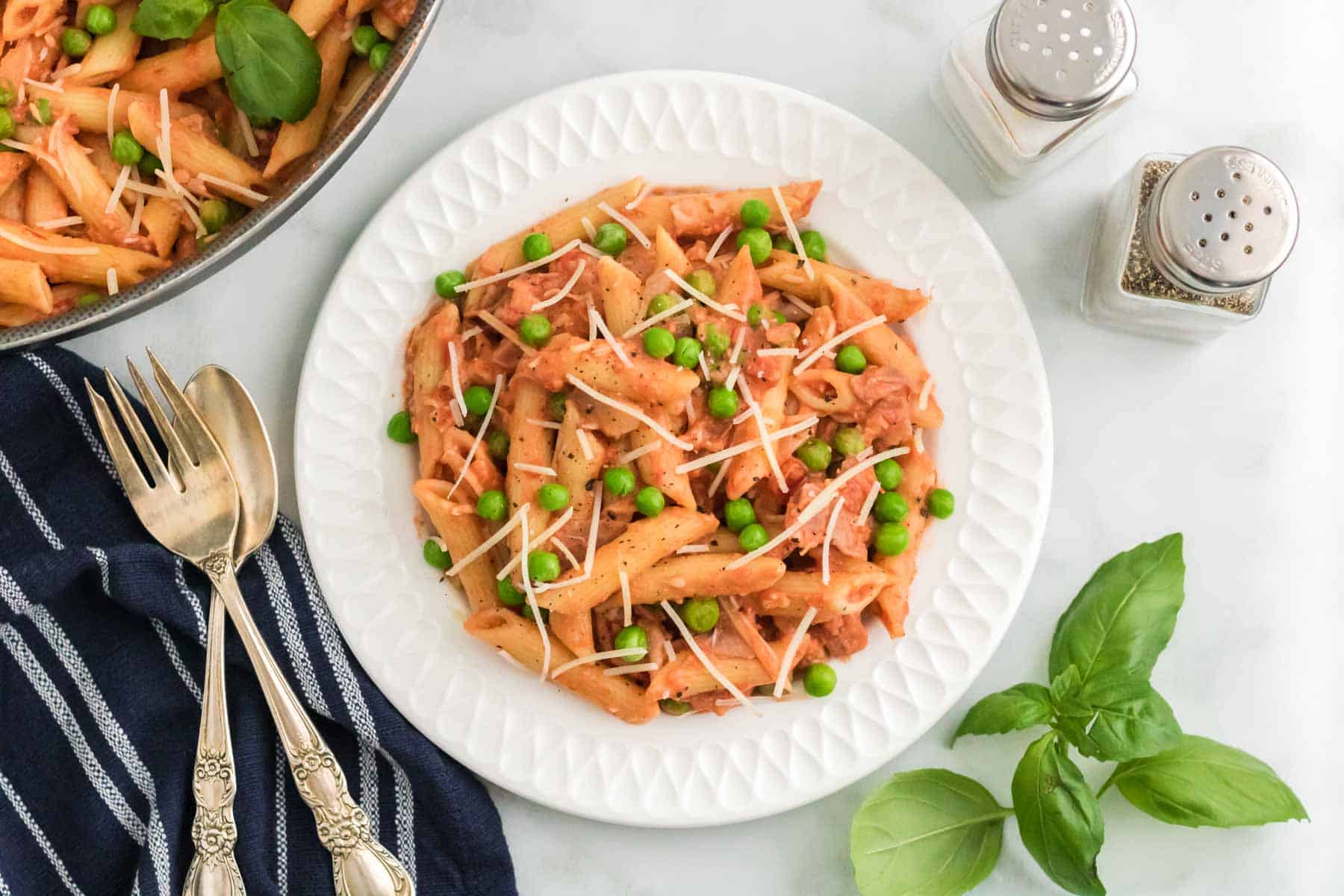 Penne Rosa with Shrimp