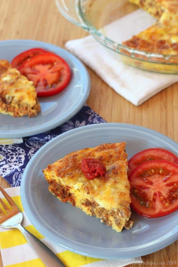 Bacon Cheeseburger Crustless Quiche Cupcakes & Kale Chips