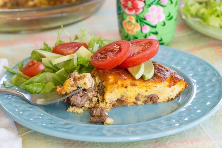 Bacon Cheeseburger Low Carb Quiche Recipe for Breakfast, Brunch, or Brinner