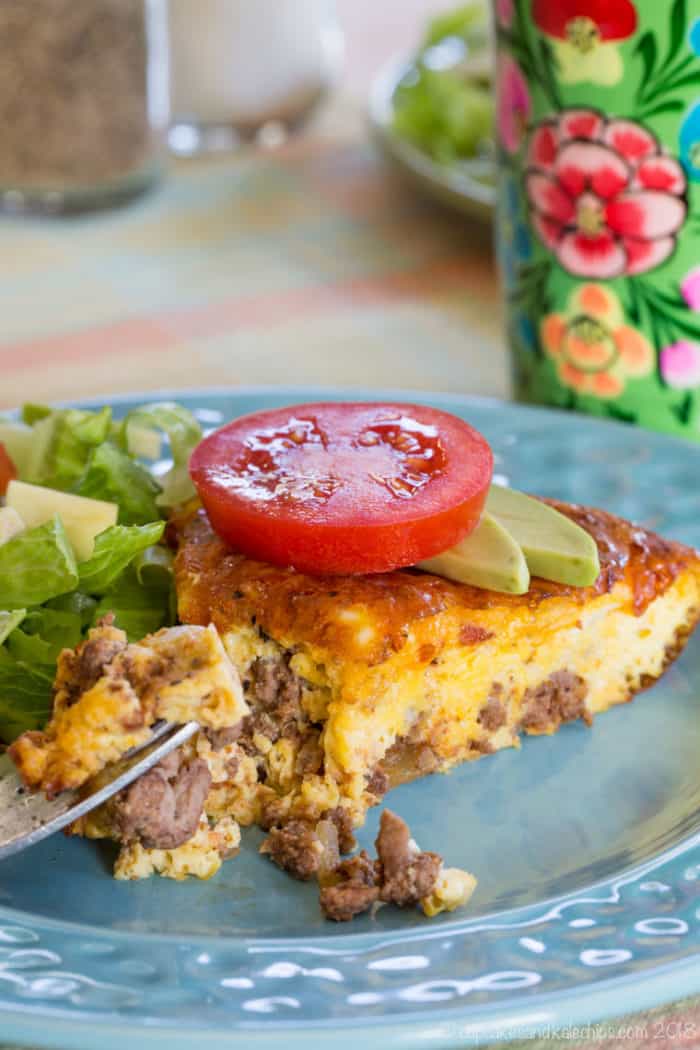 Keto Bacon Cheeseburger Quiche | Cupcakes & Kale Chips