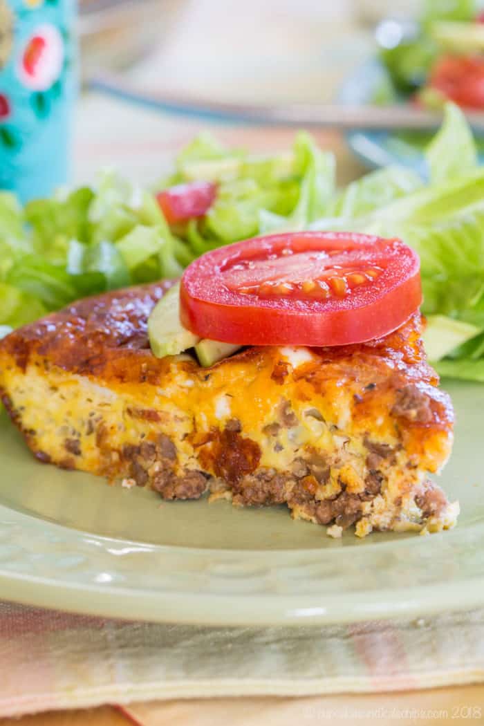 Keto Bacon Cheeseburger Quiche Cupcakes & Kale Chips