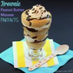 Brownie Peanut Butter Mousse Parfaits - layers of chocolate and peanut butter! One of the best gluten-free no bake desserts I've made! | cupcakesandkalechips.com