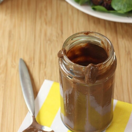 Fig Balsamic Vinaigrette Salad Dressing Cupcakes & Kale Chips