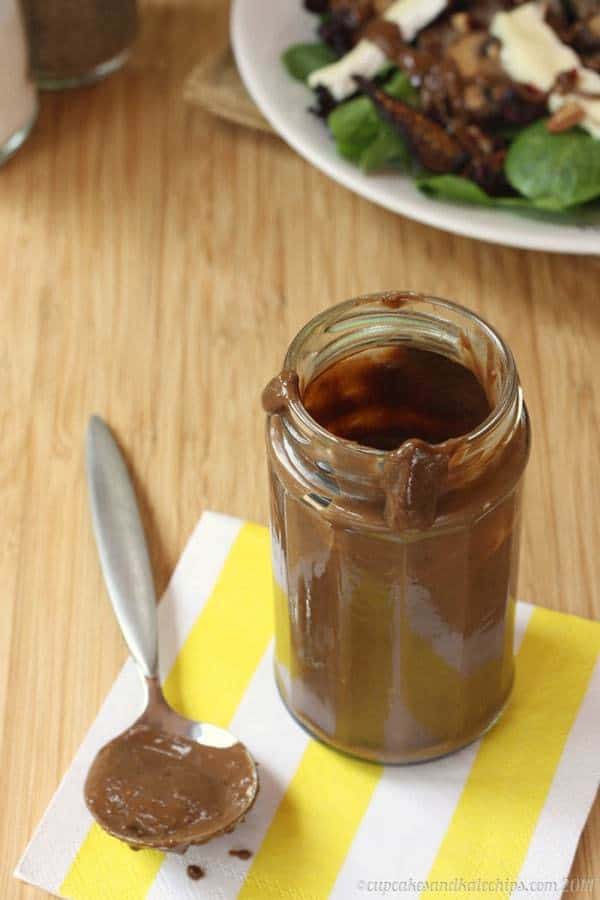 Fig Balsamic Vinaigrette Salad Dressing | Cupcakes Kale