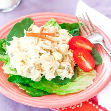 Apple Blue Cheese Chicken Salad