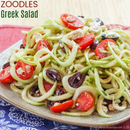 Zoodles Greek Salad
