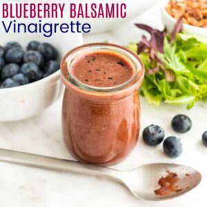 Blueberry Balsamic Vinaigrette Salad Dressing featured image