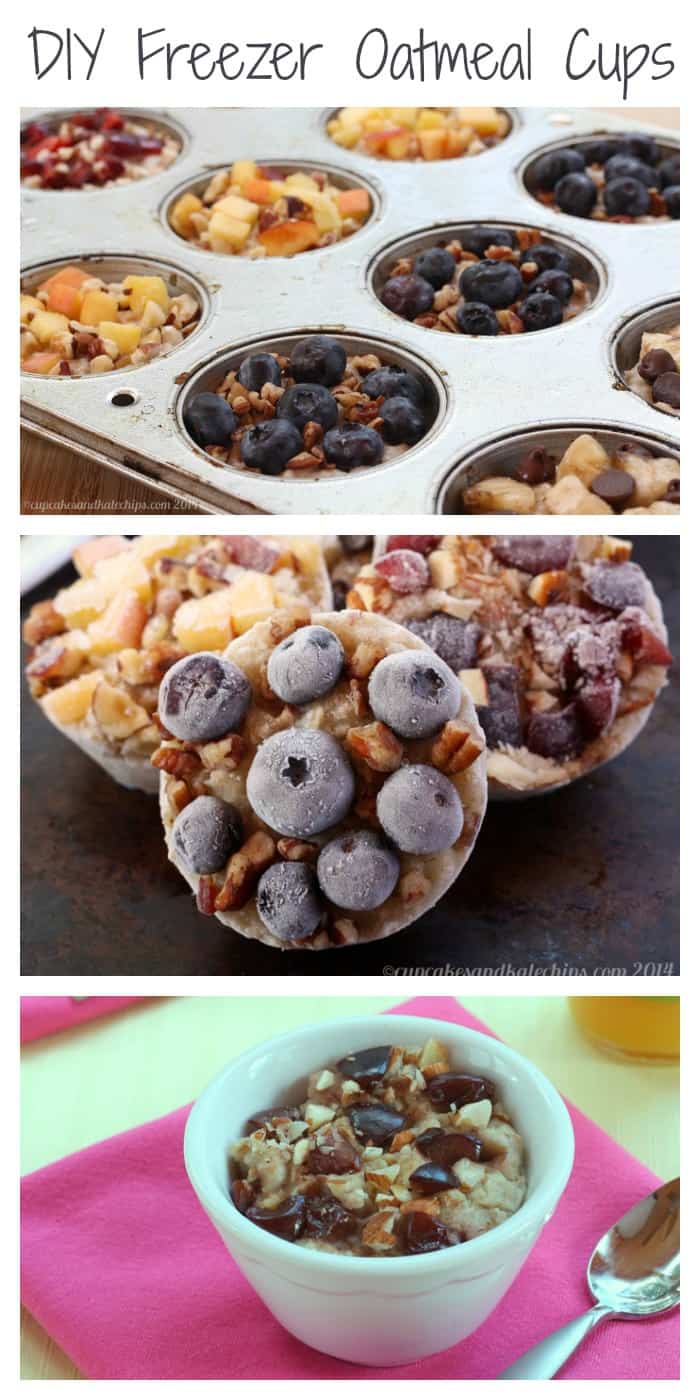 DIY Freezer Oatmeal Cups Cupcakes & Kale Chips