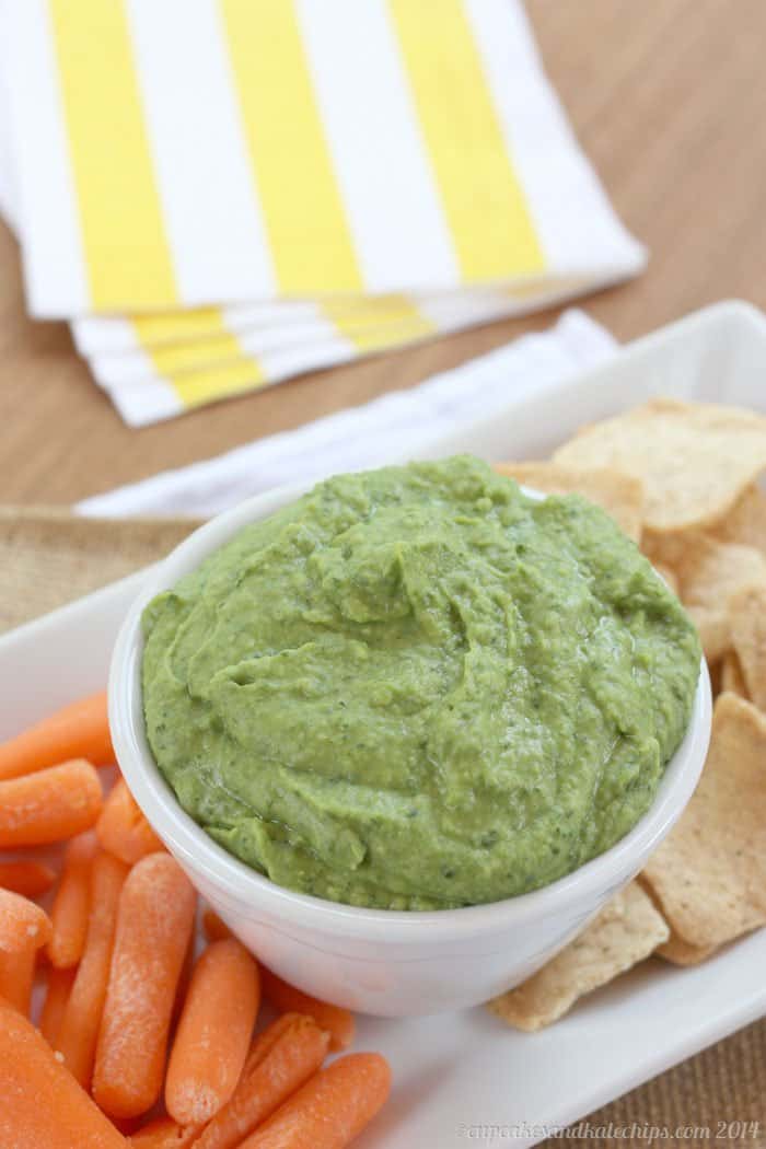 Spinach Parmesan White Bean Dip